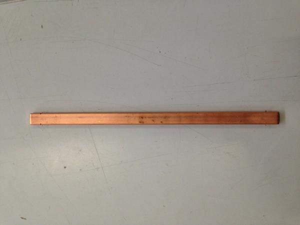 Hager ZM11C Sammelschiene, universZ, CU Kupfer 12x5mm, 1-feldrig ***RESTPOSTEN***